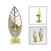 Blue Leaf Candle Holder - Elegant Table Decor for Weddings and Parties