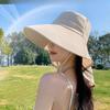 Outdoor Sun Bucket Hat for Women Girls Fishing Hat Wide Brim Bucket Hat with Neck Cover Protection Safari Cap