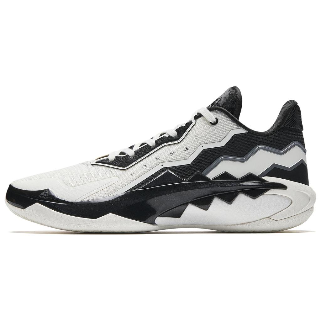 Anta Crazy 1 BM Nitrogen Technology Professional Basketball Shoes Men Sneakers White Black 912531101Q-2