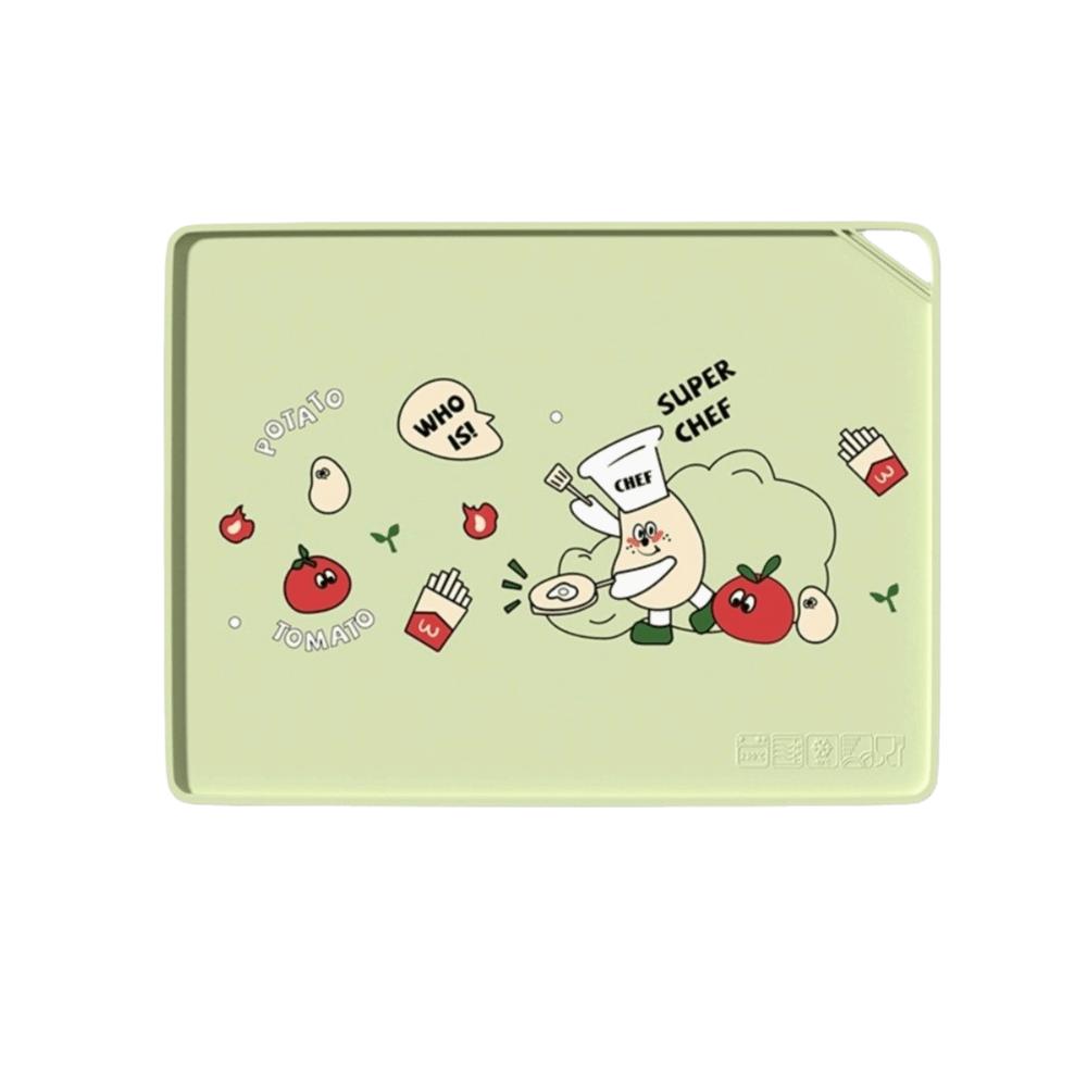 Soft Cartoon Silicone Place Mat Waterproof Oil Proof Insulation Pad Anti-Slip Heat Resistance Table Mat Dining Table