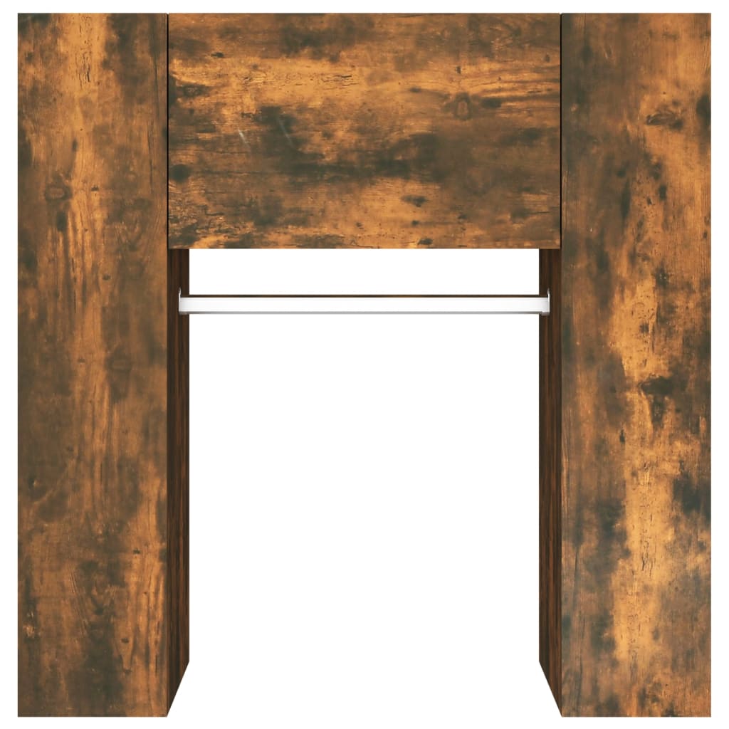 Hallway Cabinets 2 pcs Smoked Oak Wood Based Material