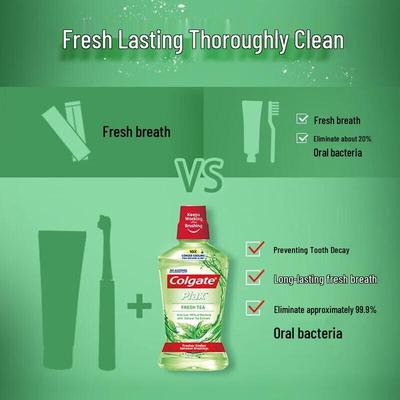 Mouthwash Twin Pack (Fresh Fruit & Jasmine Green Tea 500ml Each)