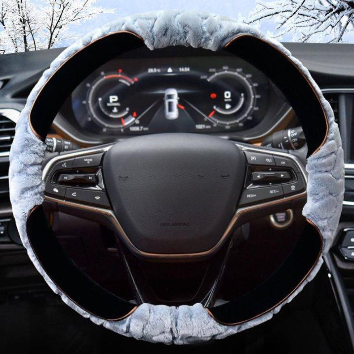 Plush Winter Steering Wheel Cover for GAC Trumpchi GS4, GS8, GS357, Yingbao, Yingku M8, M6, E8, E9