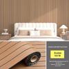 Self-Adhesive Wood Grain Embossed Wall Panel - Waterproof & Moisture-proof Decoration for Living Room.