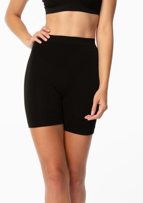 Women's Breathable and Elastic Black Bamboo Bermuda Shorts
