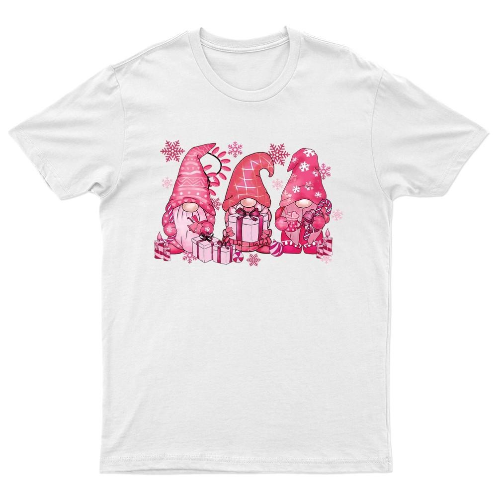 Three Gnomes Christmas Holiday TShirt Unisex Gift Retro Funny Unisexs Vintage
