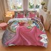 3pcs Disney Sleeping Beauty Bedding Set 1 Soft Quilt Cover + 2 Pillowcases, Machine Washable Suitable for All Seasons B040