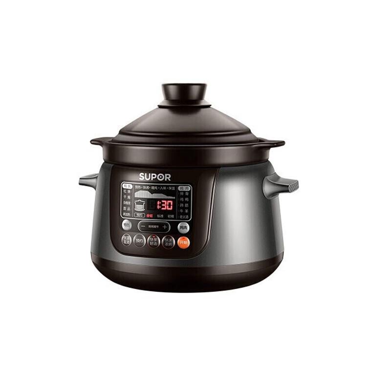 SUPOR 4L Precise Control Electric Ceramic Stew Pot CN plug (adapter included)
