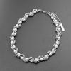 Original Design Snake Style Layered Pearl Cuban Choker Clavicle Necklace