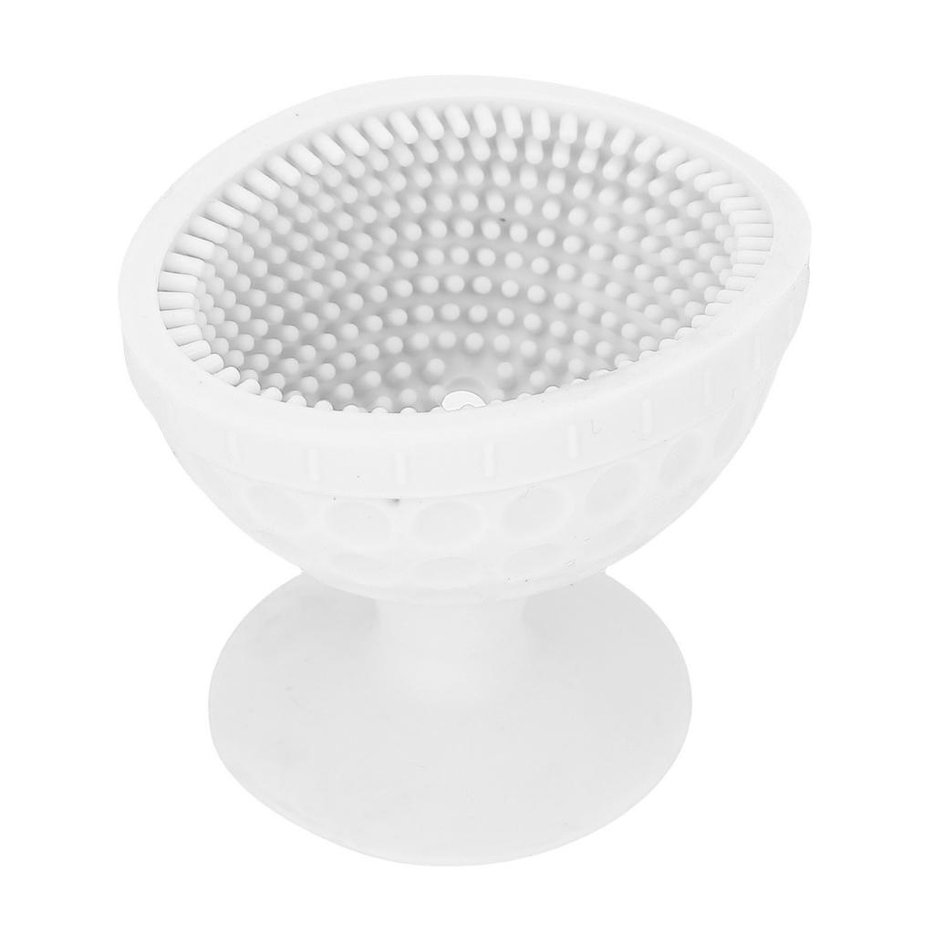 Silicone Club Ball Scrub Brush Portable Effective Multifunctional Club Ball Cleaning Tool White