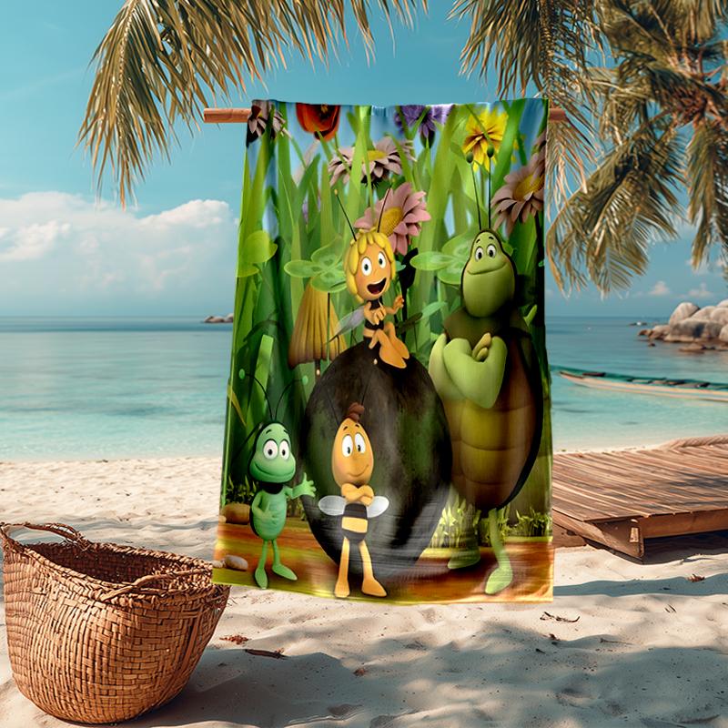Ultra-Soft Beach Towel with jonalu Theme,Ideal for Pool - Camping, Diving - Perfect Travel Essential, Vibrant Beach Towel.