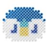 Kawada Perler Beads Beads Set Pocket Monster Piece Piplup Iron Beads Toy Hobby Easy!Character Poké 80-53548