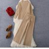 Autumn/Winter Knit Sweater & Wide-Leg Pants Set - Thick Korean Style, Loose Fit Women's Fashion