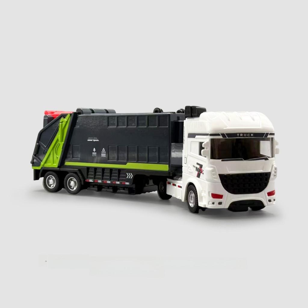 Large Inertia Sanitation Vehicle Toy For Kids With Durable Plastic Construction