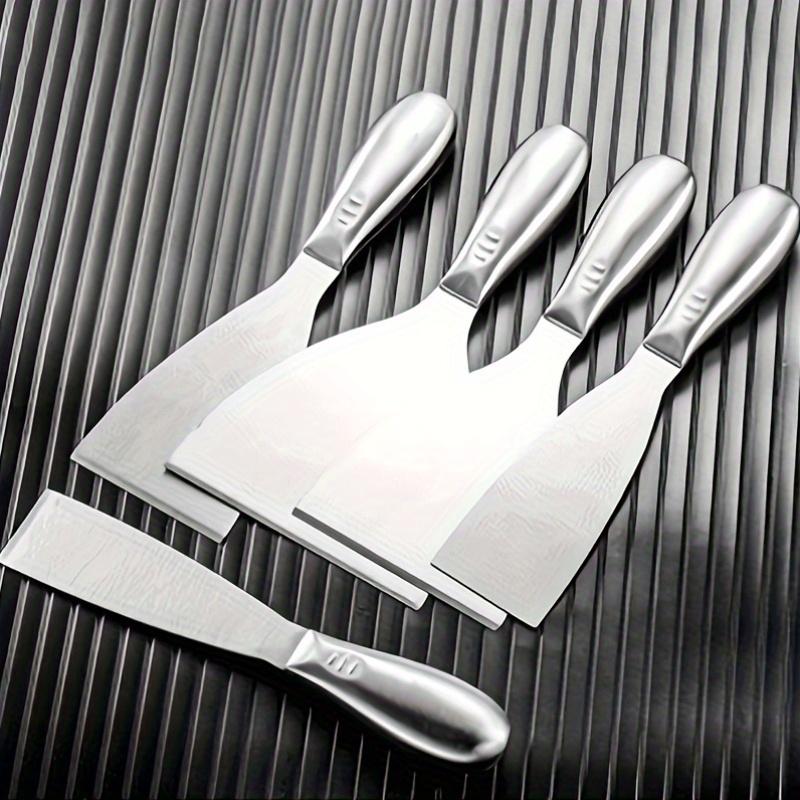 3pcs Stainless Steel Thick Multifunctional Cutting Tool Set, Wall Scraper Tool - Practical Blade, Stainless Steel Scraper
