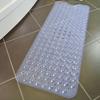 non-slip bathtub mat shower mat  with drain holes and suction cups machine washable household bathroom shower carpet bathroom