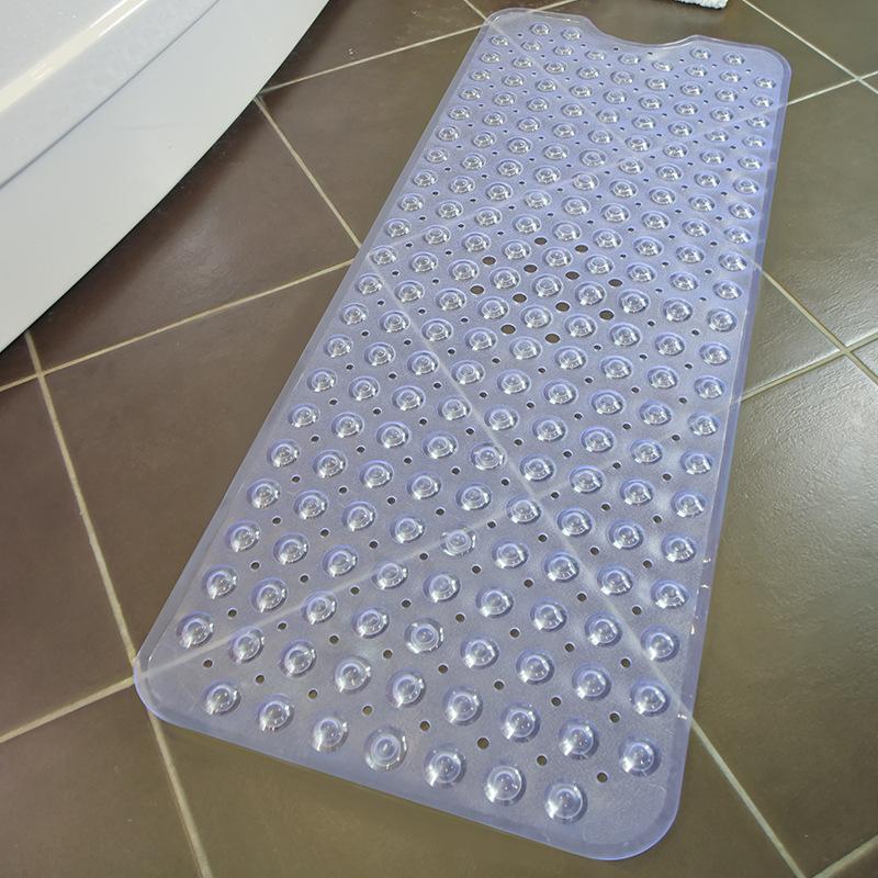 non-slip bathtub mat shower mat with drain holes and suction cups machine washable household bathroom shower carpet bathroom