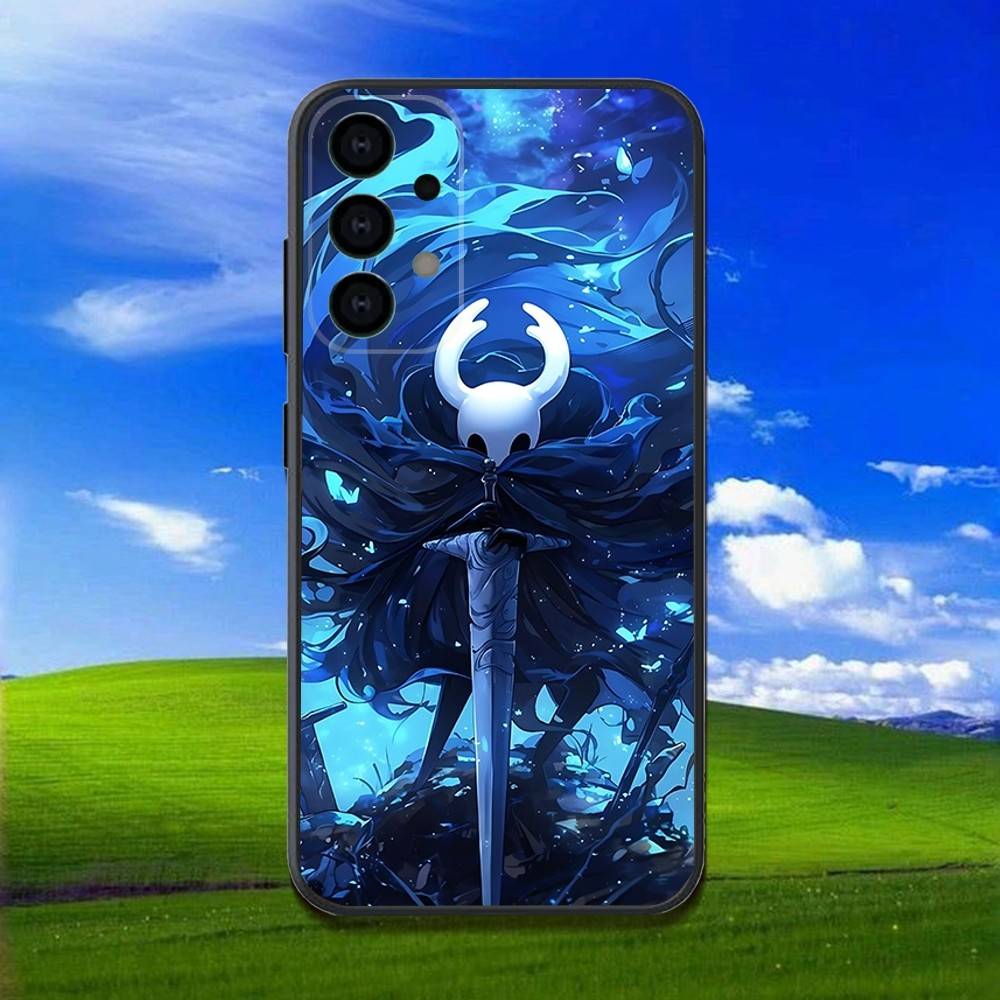 H-Hollow K-Knight Silksong Phone Case For Samsung Galaxy A13,A21s,A22,A31,A32,A52,A53,A71,A80,Soft Black Shell