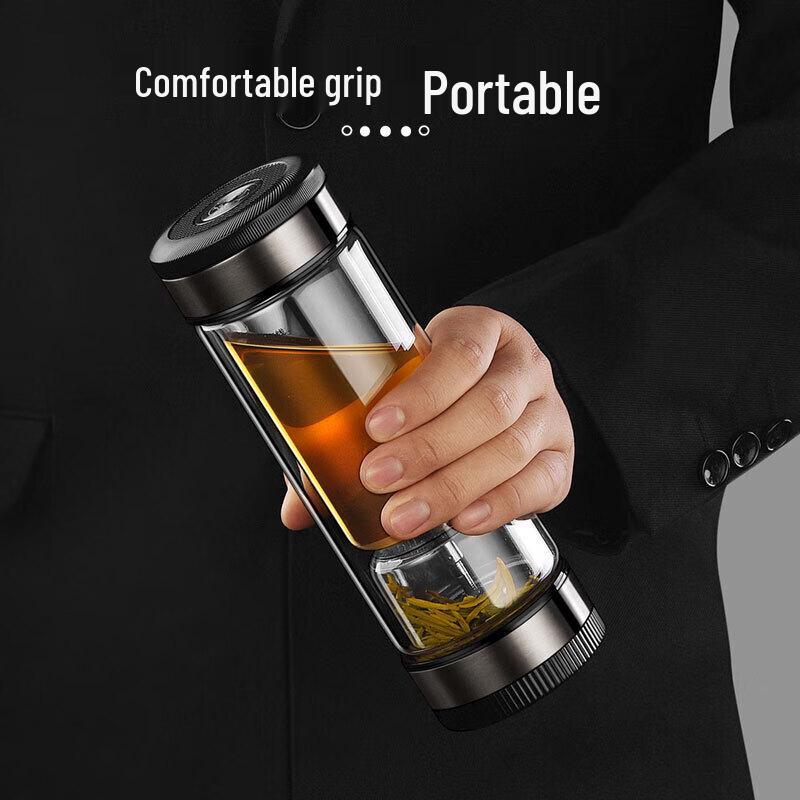 Tea Love Portable Tea Separation Glass Cup