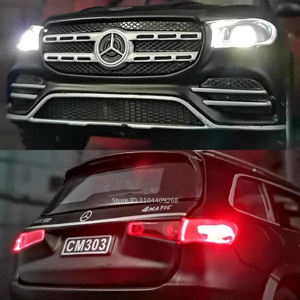 1:32er Maßstab GLS580 G65 SUV Automodell Spielzeug Die-Cast Metall Simulation Sound Licht Pull-Back Fahrzeugmodelle Sammlung Beste Geschenke