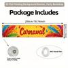 2D Carnaval Party Banner for Rio Carnival Themed Photo Booth Decoration