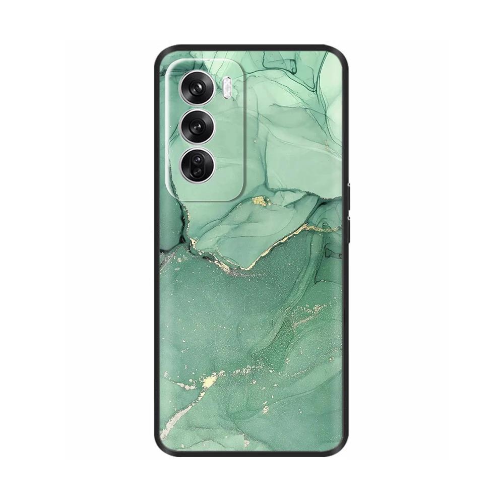 Silicone Case For OPPO Reno 12 Phone Cases Lovely Cat Cover Reno12 5G Soft Liquid Silicon Back Cover For OPPO Reno 12 Pro 5G