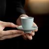 40ml Yaozhou Kiln Teacup Japanese Tea Bowl Tea Cup Set Tea-tasting Fragrance Cup Jianzhan Master Cups Teaware Collection Saucer
