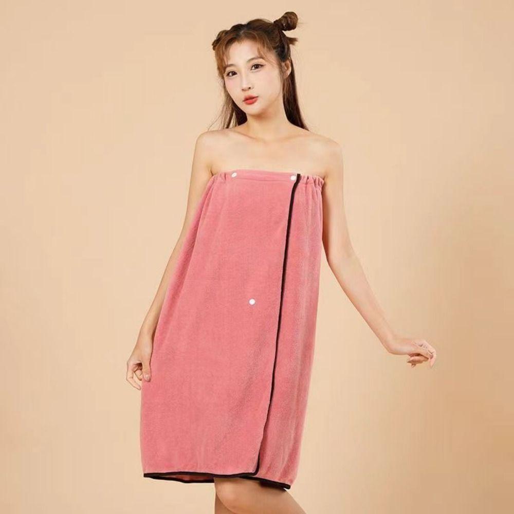 Cartoon Bath Skirt Soft Spa Bathrobes Bathroom Supplies Lady Bathrobe Girl