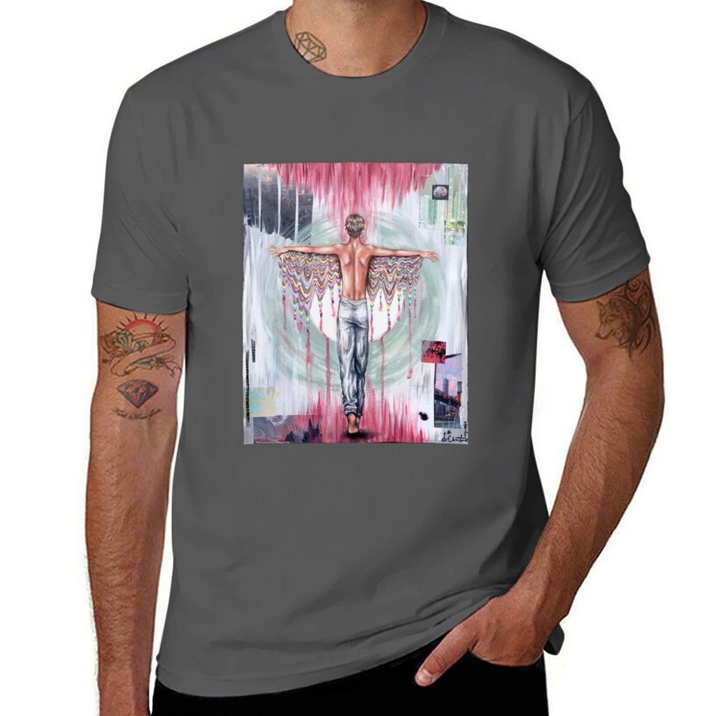 Into the Light TShirt Basic Simple Design Short Sleeve Shirt
