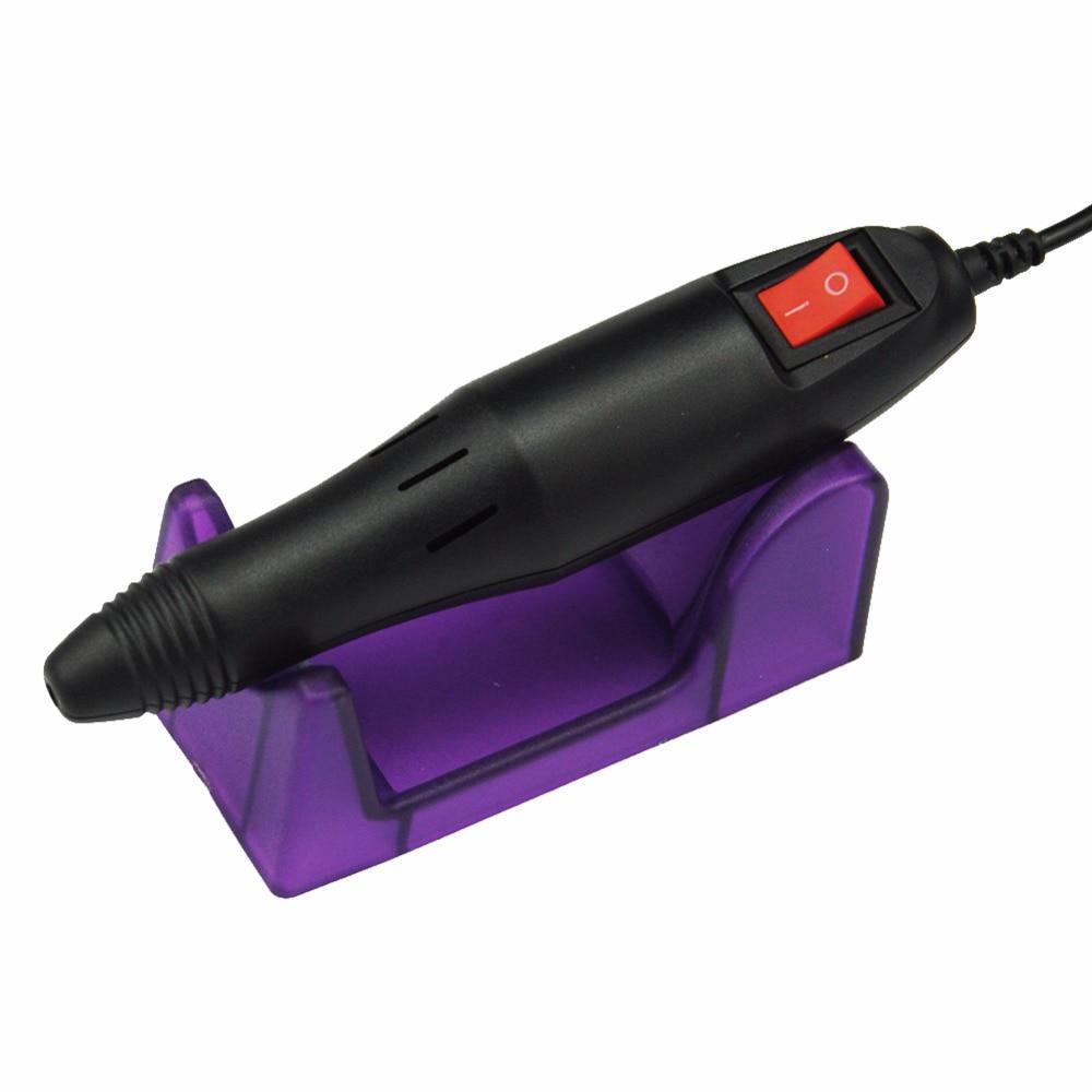 Elektrisches Maniküre-Set mit EU-Stecker, professionelles Bohrzubehör, Nagelfeilen-Bit, elektrische Nagelfeilenmaschine