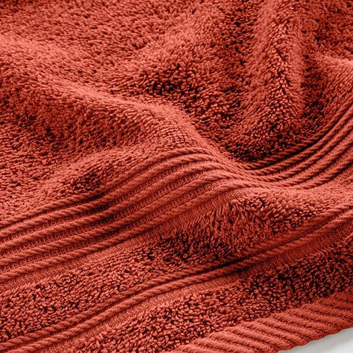 Serviette De Toilette Invite 30 X 50 Cm Tendresse Marsala