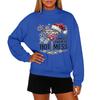 Ladies' Fashionable Casual Round Neck Long Sleeved Christmas Printed Hoodie