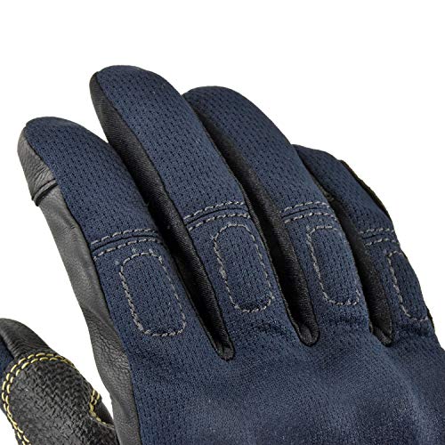KOMINE Motorcycle Gloves Protective Vintage Mesh Gloves Olive M GK-249 Vintage Knuckle Protector Mesh Material for Spring, Summer, and Autumn