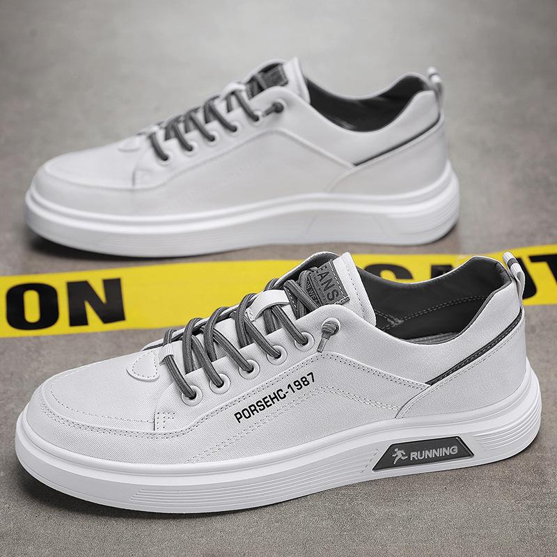 Canvas Board Shoes Men's Casual Shoes Student Youth New Autumn Men's Shoes Breathable Cloth Shoes Men's