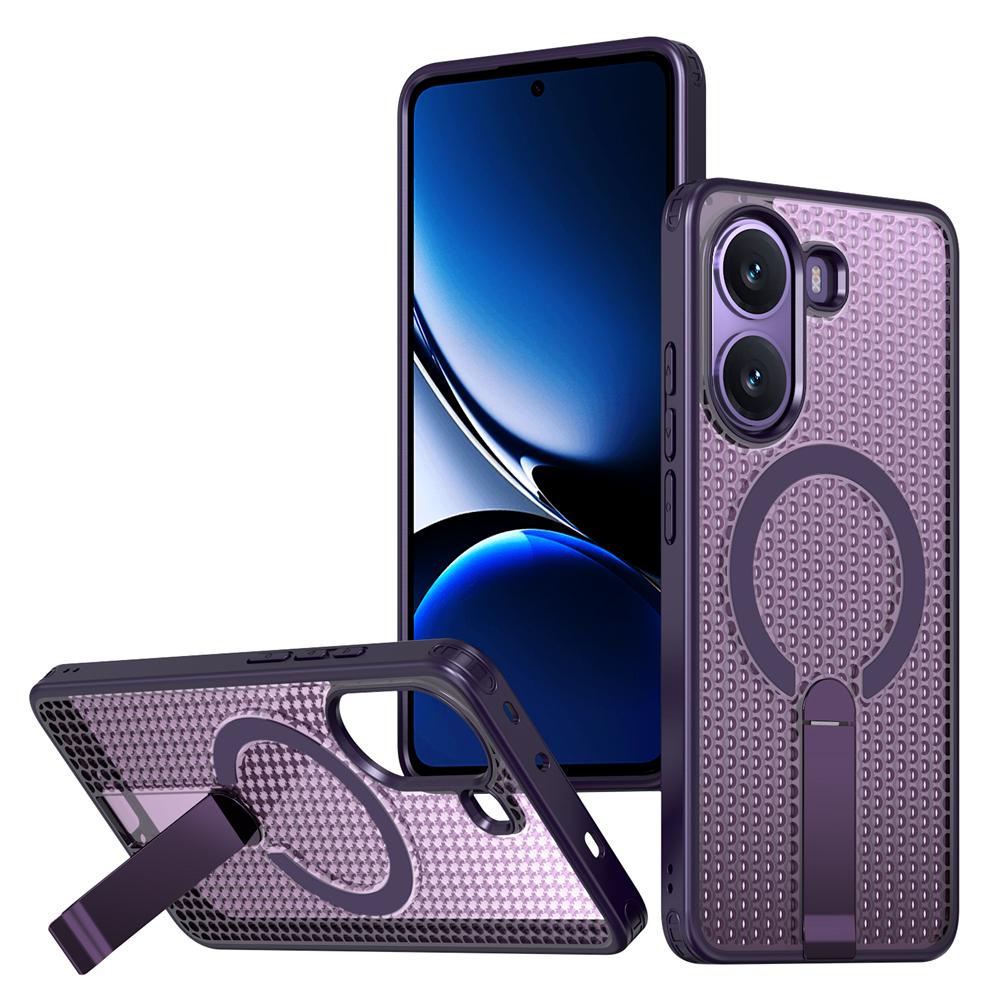KEYSION Hülle mit Hohlraum zur Wärmeableitung und Magnetfunktion für Xiaomi POCO X7 Pro 5G Kühlständer Stoßfeste Handyhülle für Redmi Turbo 4