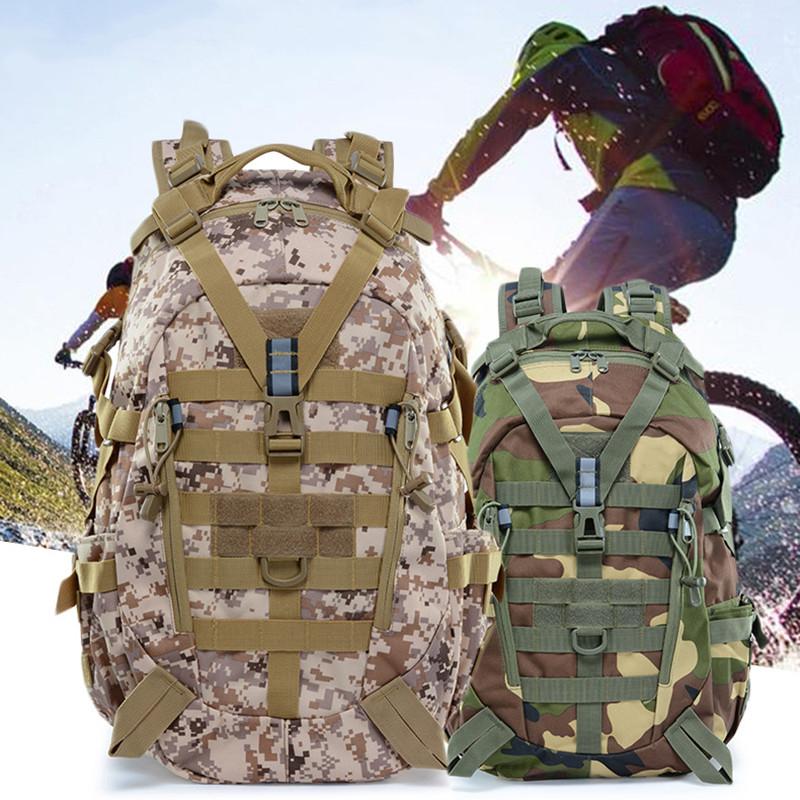 Men's Backpack Hiking Cross-country Camping Travel Backpack Men's Camouflage Sports Outdoor Tactical Backpack