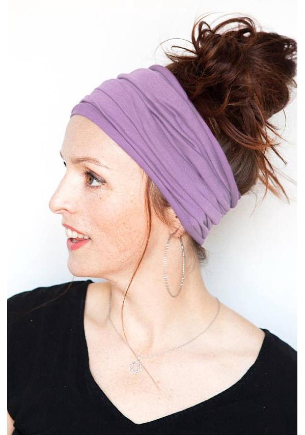 Fascia e Scaldacollo Monocolore Versatili: Fascia per Yoga e Sciarpa Assorbi-Sudore.