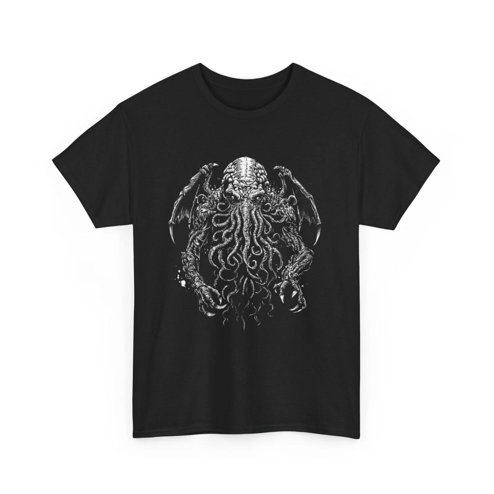 Cthulhu T-Shirt | Great Old One In the Shadows T-Shirt 2XL
