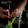 Usb Rechargeable Bike Tail Light Night Riding Safety Warning Light 918 Tail Light Led Bike Light Riding Equipment