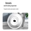 Ran Jin Chu 16L Extra dicker Edelstahl-Eimer mit Deckel