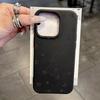 Applicable To iPhone17 Pro Max French Small Floral Leather Pattern Mobile Phone Protective Case 17/16 Large Hole 15 Cute