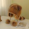 Chapéu de Pelúcia à Prova de Vento Chapéu Mongol para Fotografia de Pais e Filhos Uso Diário