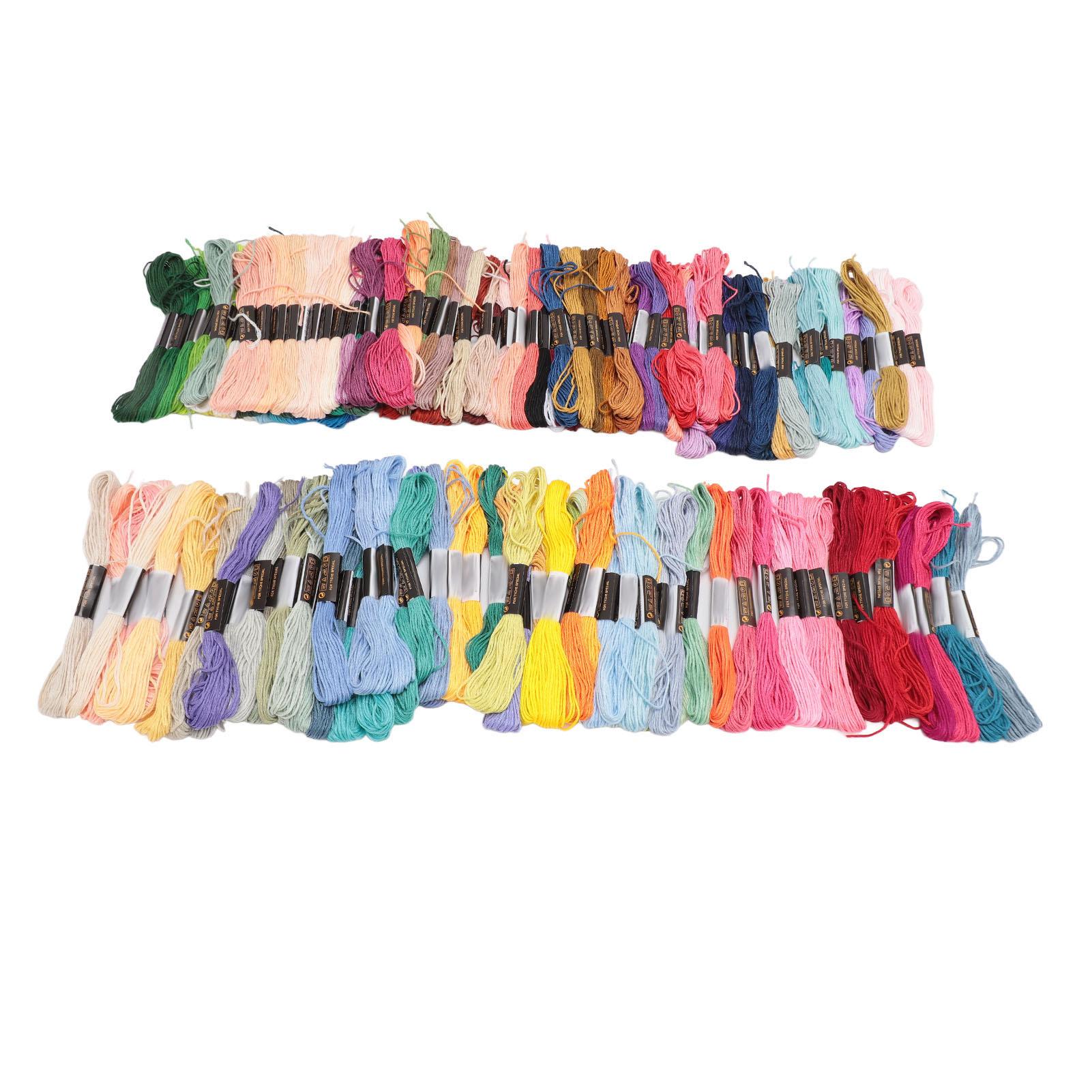 

Нитки для вышивания 150 цветов 6-прядная полиэстеровая нить для вышивания, нить для рукоделия для шитья своими руками