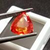 Natural Mexican Fire Opal Red Orange Trillion 12-14 Ct Beautiful Gemstone
