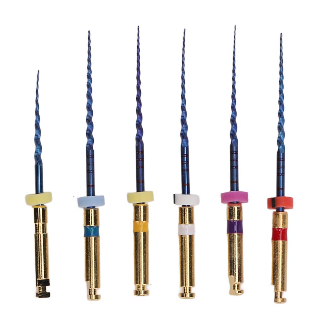 6 buc SX F3 Ace Endodontice Dentare cu Conicitate Mare Activare Termică Vârf Ac Endodontic Dentar