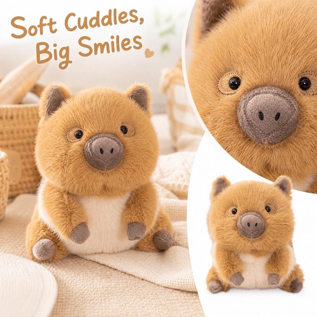 Soft and Cute Plush Toy Stuffed Animal for Home Decor and Play - Birthday Gift for Kids and Adults