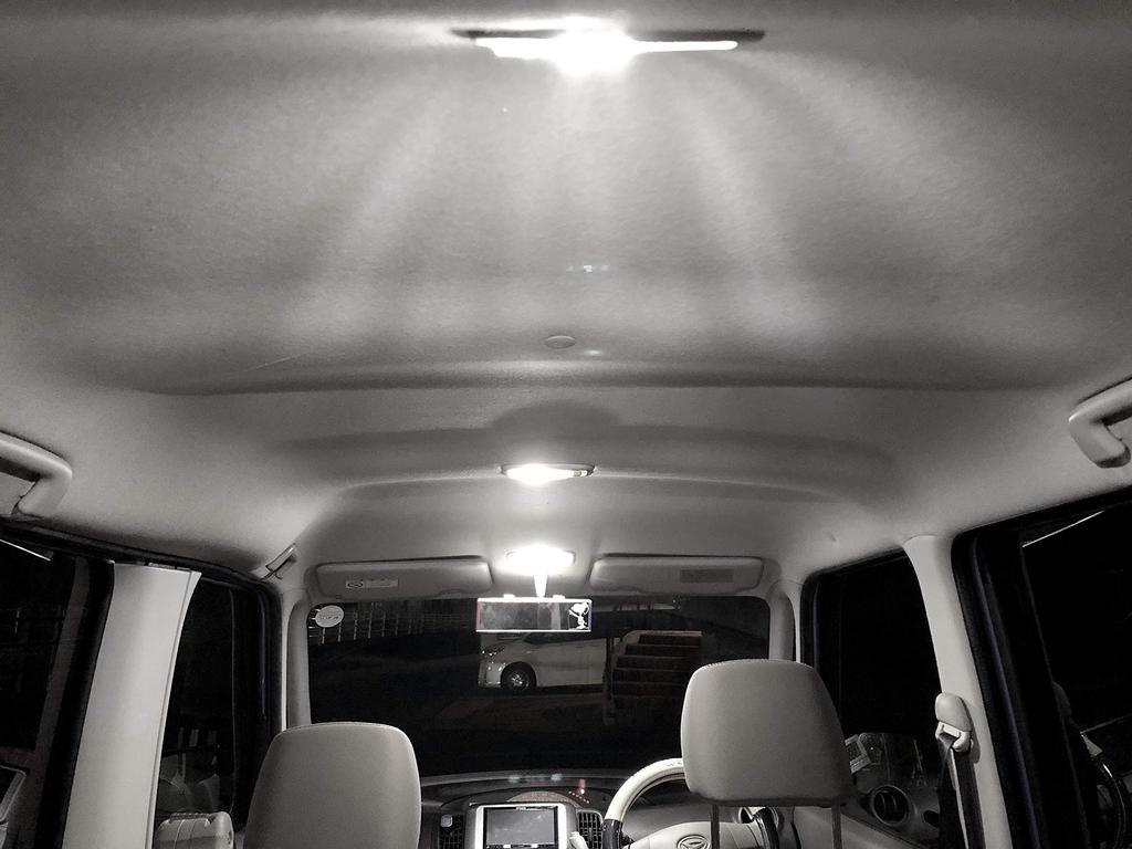 Sai LED Workshop Honda N-BOX Custom JF5 JF6 Compatible Room Lamp Luggage Lamp Set,