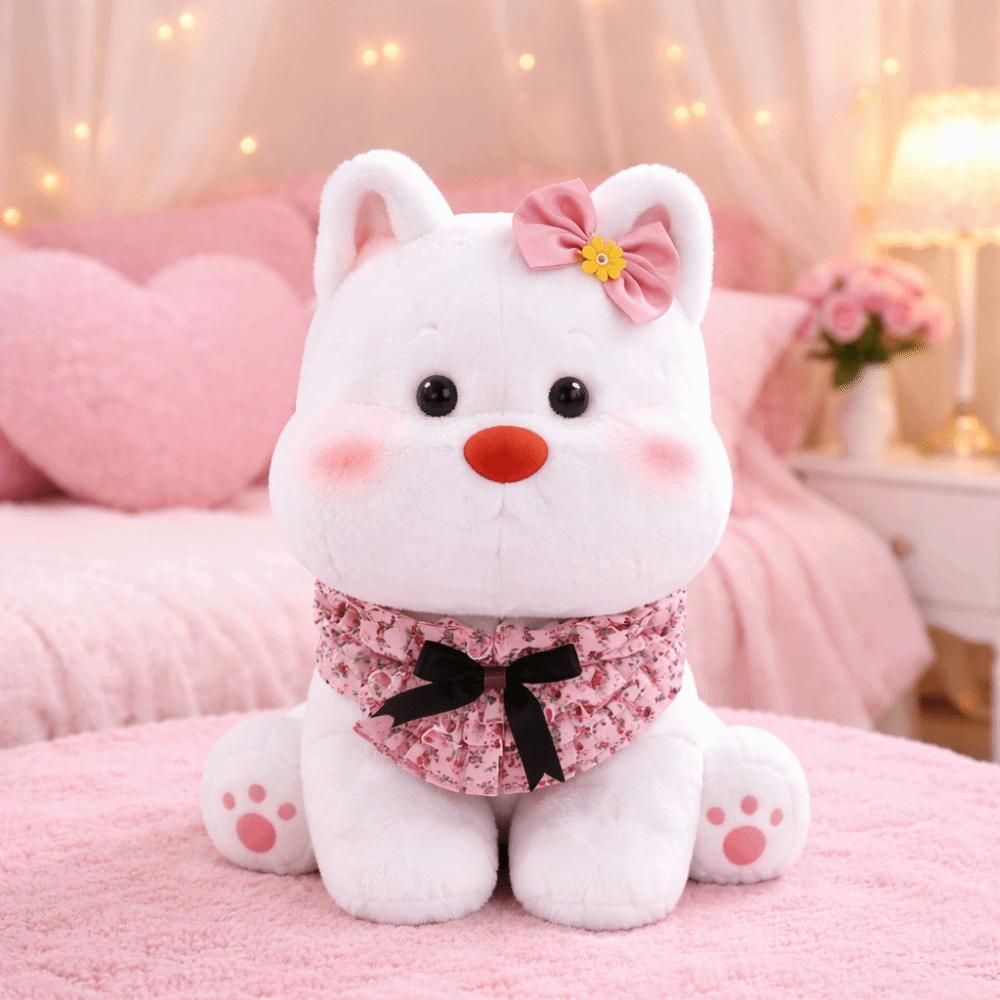 4 Sizes Available West Highland Dog Plush Toy Sitting Posture Kawaii Plush Toy Girls Present