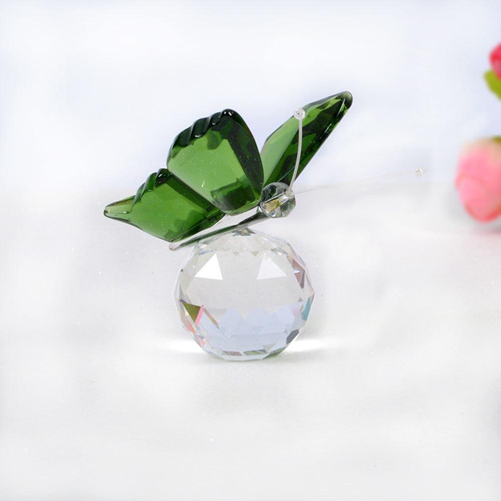 White Crystal Butterfly Home Display Craft - Kids' Birthday Gift