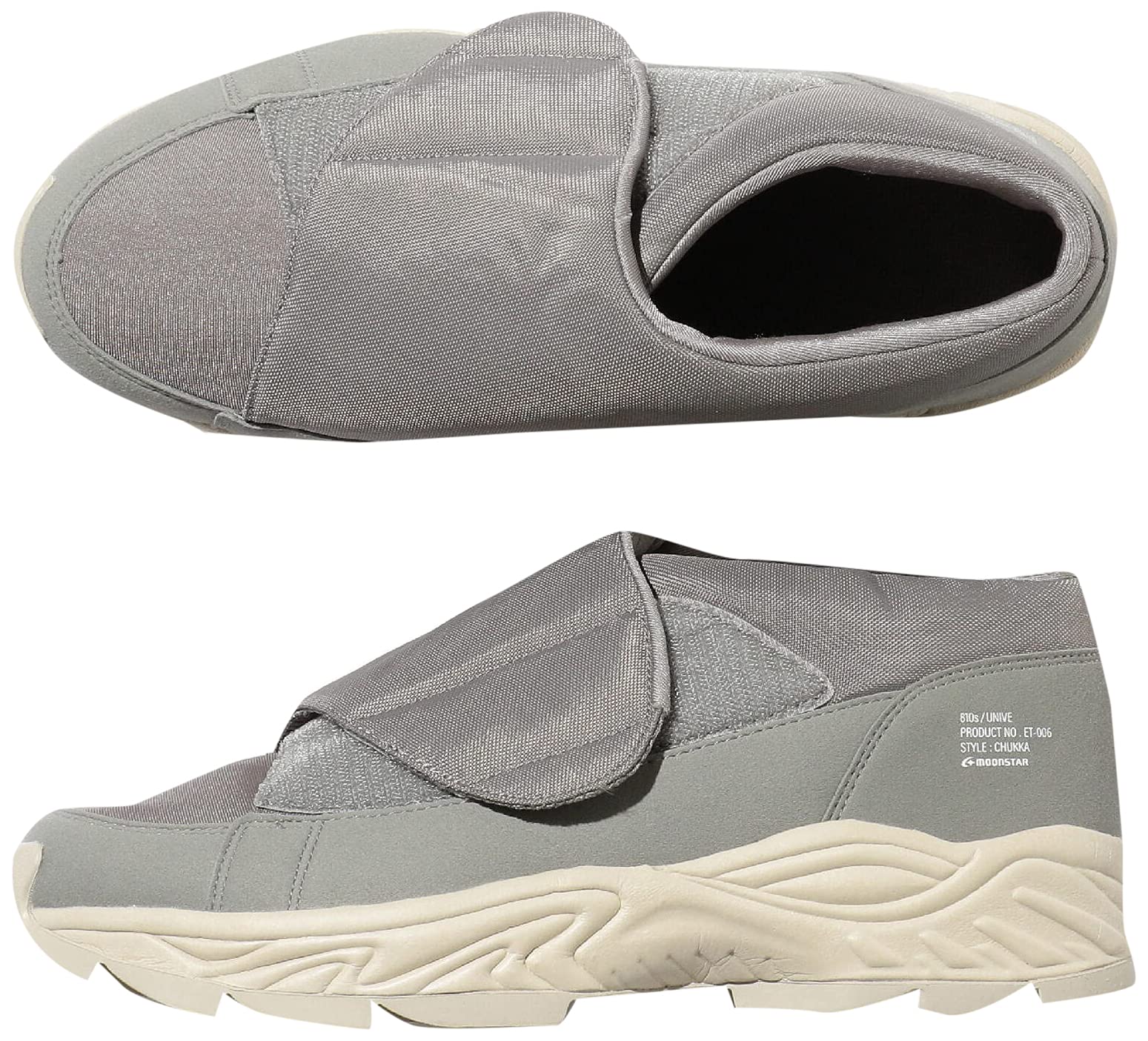 

LIFE STORE от MOONSTAR 810s UNIVE GRAY 28 [BEAMING BEAMS] Ботинки/полуботинки мужские серый